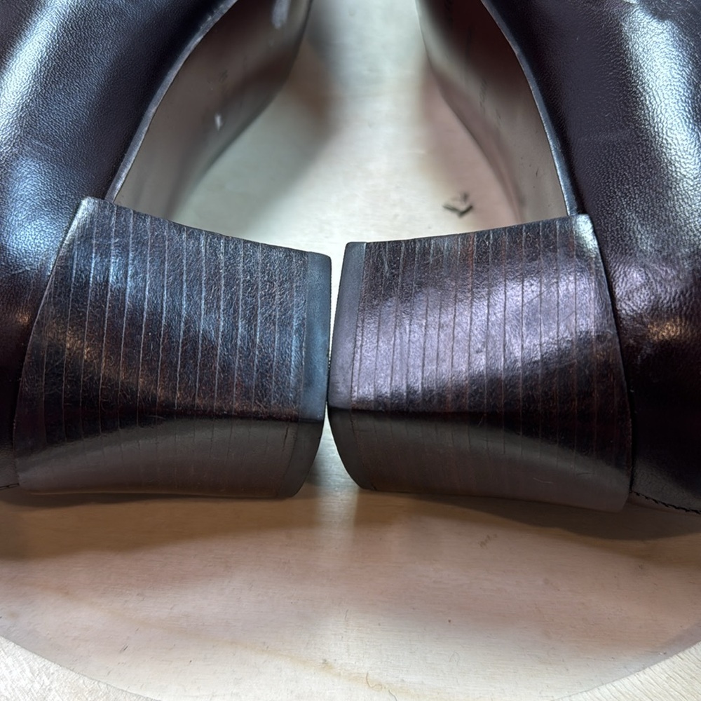 Etienne Aigner Manzol Croc Print Square Toe Pumps Size 9.5 - Picture 6 of 9